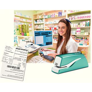 LEITZ Elektrohefter NeXXt Series WOW 5566 eisblau-metallic