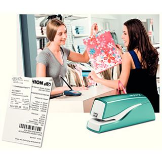 LEITZ Elektrohefter NeXXt Series WOW 5566 eisblau-metallic