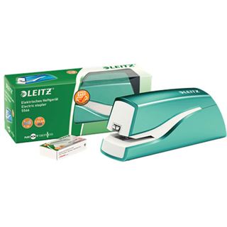 LEITZ Elektrohefter NeXXt Series WOW 5566 eisblau-metallic