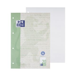OXFORD Briefblock Recycling DIN A4 blanko