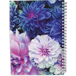 RNK-Verlag Notizbuch mit ABC Register Blossom DIN A5 liniert,
