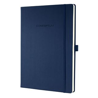 SIGEL Notizbuch Conceptum&reg; ca. DIN A4 liniert, blau Hardcover 194