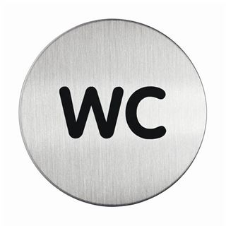 DURABLE Piktogramm "WC" rund 8,3 cm