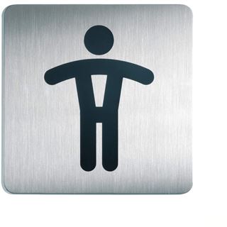 DURABLE Piktogramm "WC Herren" quadratisch 15,0 x 15,0 cm