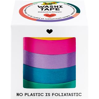 folia Washi Tape UNI BASIC Deko-Klebeband matt 10,0 mm x 10,0 m 5