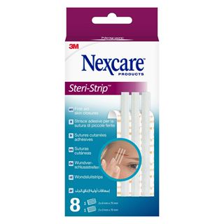 Nexcare Klammerpflaster Steri-Strip R150C wei&szlig;, 8 St.