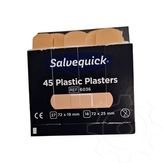 Salvequick Pflaster Plastic 6036 beige, 45 St.