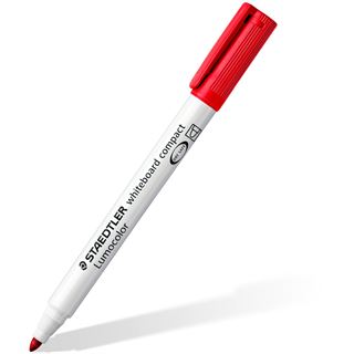 STAEDTLER compact Whiteboard-Marker farbsortiert 1,0 - 2,0 mm, 4 St.
