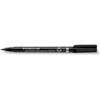 STAEDTLER CD/DVD pen CD-Marker schwarz 0,4 mm, 10 St.