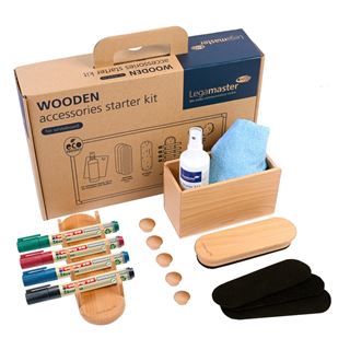 Legamaster Moderationszubehör WOODEN 17 Teile