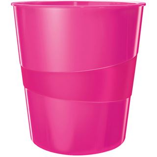 LEITZ WOW Duo Colour Papierkorb 15,0 l pink