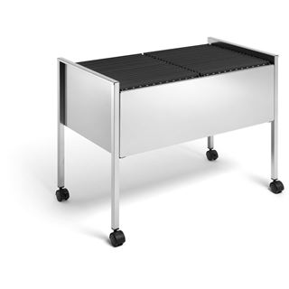 DURABLE H&auml;ngemappenwagen Quer-Registratur silber f&uuml;r bis zu