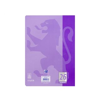 OXFORD Schulheft Touch Lineatur 26 kariert DIN A4 Au&szlig;enrand, 16