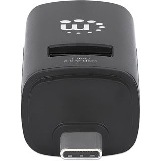 MANHATTAN 3-Port USB Typ-C Kombo-Hub USB-C-Stecker auf 3x USB-A 1x 5