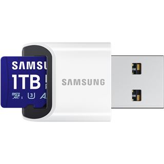 1TB SAMSUNG PRO Plus microSDXC +USB-Reader UHS-I U3 Full HD & 4K