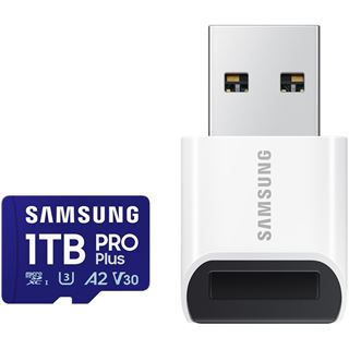 1TB SAMSUNG PRO Plus microSDXC +USB-Reader UHS-I U3 Full HD & 4K