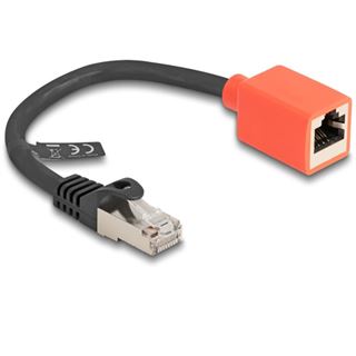 Delock RJ45 Geräteschutz Adapter Cat.6A S/FTP 20 cm (Break Away