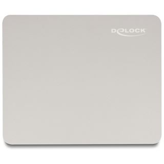 Delock Mauspad greige 220 x 180 mm Glasbeschichtung