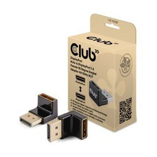 Club3D Adapter DP > DP 1.4 90&deg; abgewinkelt 4K@120Hz St/Bu