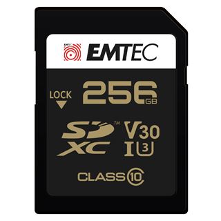 256GB Emtec SD UHS-I U3 V30 SpeedIN Pro