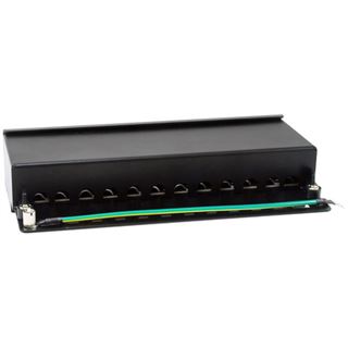 Equip Patchpanel 12x RJ45 Cat6A FTP 1HE Premium schwarz