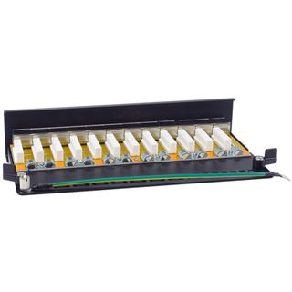 Equip Patchpanel 12x RJ45 Cat6A FTP 1HE Premium schwarz
