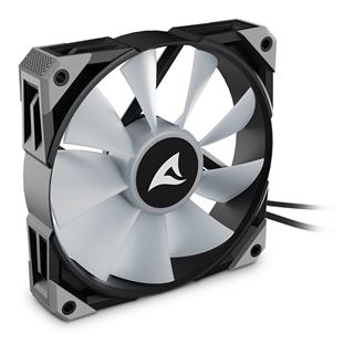 120x120x25mm Sharkoon L&uuml;fter Rebel F50 PWM ARGB schwarz