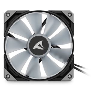 120x120x25mm Sharkoon L&uuml;fter Rebel F50 PWM ARGB schwarz