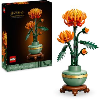 LEGO Icons 10368 Chrysantheme, Bauset, pflegeleichte Pflanze