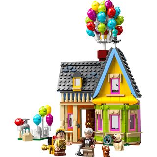 LEGO Disney 43217 Pixar Carls Haus aus Oben, baubares Spielzeug