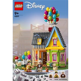 LEGO Disney 43217 Pixar Carls Haus aus Oben, baubares Spielzeug
