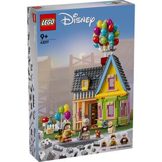 LEGO Disney 43217 Pixar Carls Haus aus Oben, baubares Spielzeug