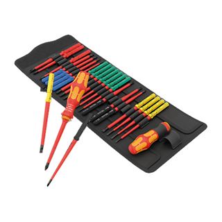 Wera Schraubendreherset 26tlg 2PH 4PZ Tasche 5Schlitz 7TX