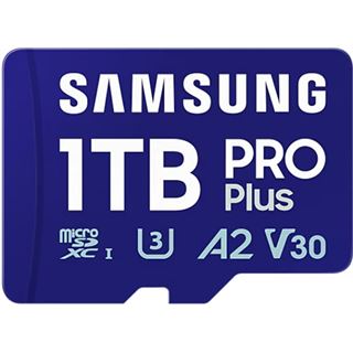 1TB SAMSUNG PRO Plus microSDXC SD-Adapter UHS-I U3 Full HD & 4K