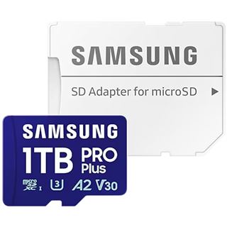1TB SAMSUNG PRO Plus microSDXC SD-Adapter UHS-I U3 Full HD & 4K