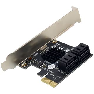 InLine Schnittstellenkarte, 4x SATA 6Gb/s, mit 4x SATA, PCIe 2.0