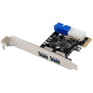 InLine Schnittstellenkarte, 4x USB 3.2 Gen.1, (2+2) PCIe, low profile