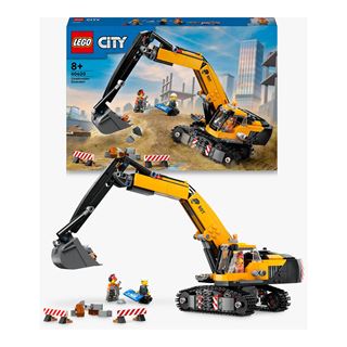 LEGO City 60420 Raupenbagger, Spielzeugbagger, Baufahrzeuge f&uuml;r