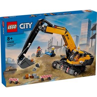 LEGO City 60420 Raupenbagger, Spielzeugbagger, Baufahrzeuge f&uuml;r