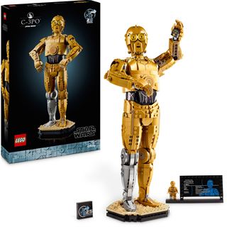 LEGO Star Wars 75398 C-3PO B, baubarer Droide, Geschenk für