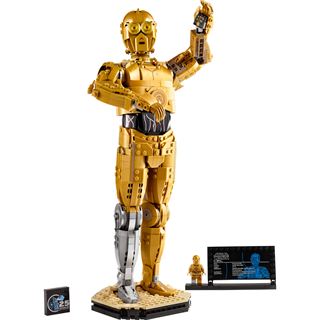LEGO Star Wars 75398 C-3PO B, baubarer Droide, Geschenk für