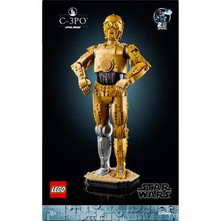 LEGO Star Wars 75398 C-3PO B, baubarer Droide, Geschenk für