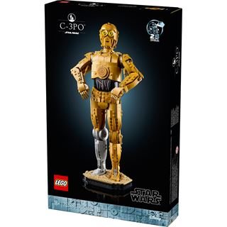 LEGO Star Wars 75398 C-3PO B, baubarer Droide, Geschenk für