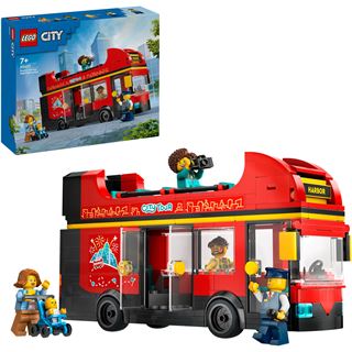 LEGO City 60407 Doppeldeckerbus, Fahrzeug-Spielzeug für Kinder
