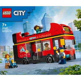 LEGO City 60407 Doppeldeckerbus, Fahrzeug-Spielzeug für Kinder