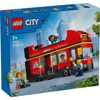LEGO City 60407 Doppeldeckerbus, Fahrzeug-Spielzeug für Kinder