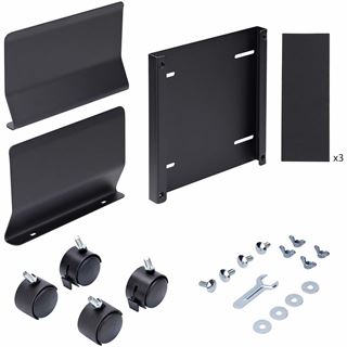 StarTech Computer Tower Cart Rolling CPU Caddy w/ Wheels, Adjustable