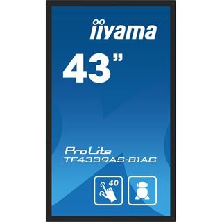 43" (109,22cm) iiyama ProLite TF4339AS-B1AG schwarz 3840x2160 1x