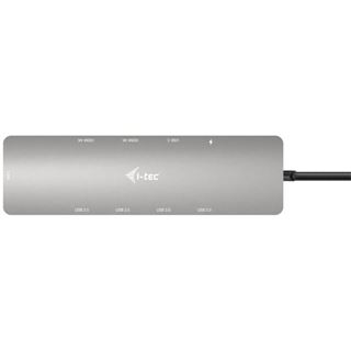 I-TEC USB-C Metal Nano Dock 2x HDMI 1x GLAN 2x USB 3.2 2x USB 2.0 1x