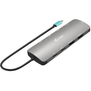 I-TEC USB-C Metal Nano Dock 2x HDMI 1x GLAN 2x USB 3.2 2x USB 2.0 1x